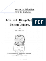 Geld- und Münzgeschichte des Bistums Minden / von E. Stange