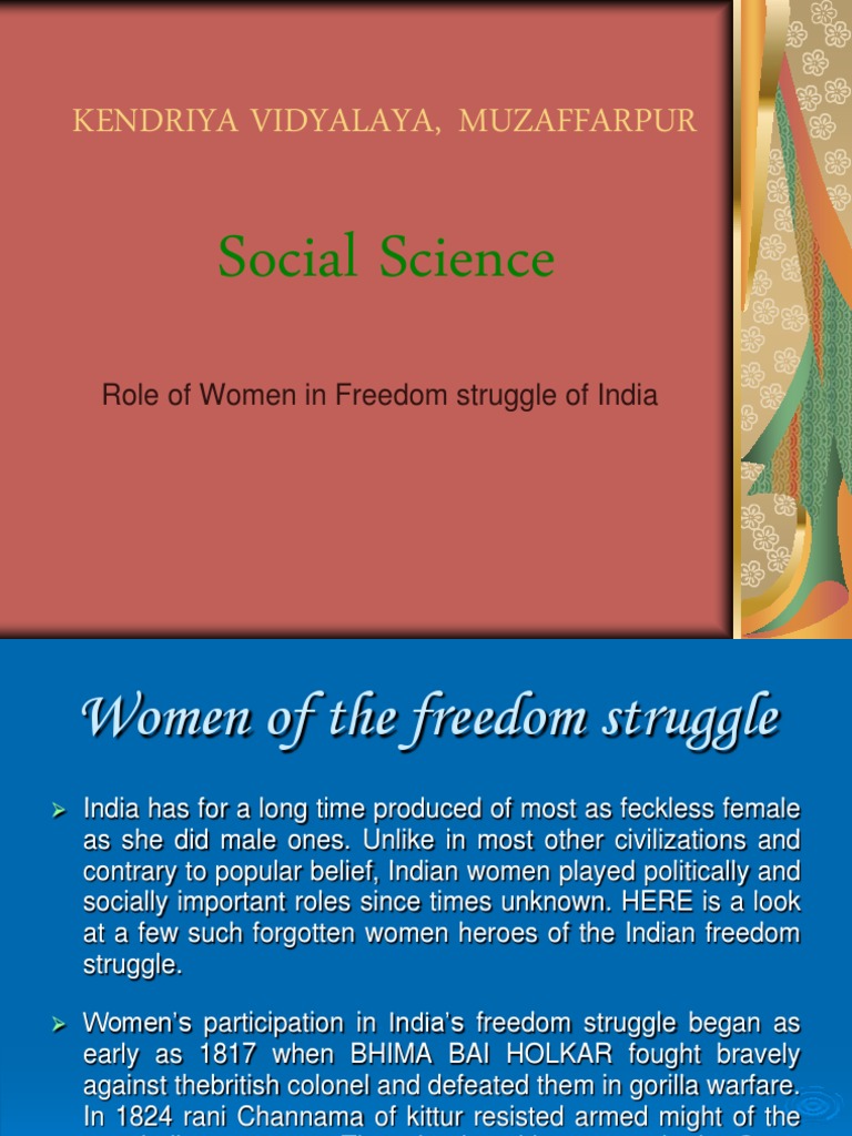 Women Heroes of India's Freedom Struggle | PDF | Indian Nationalism ...