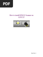 HP Scanner Installation On Linux PDF
