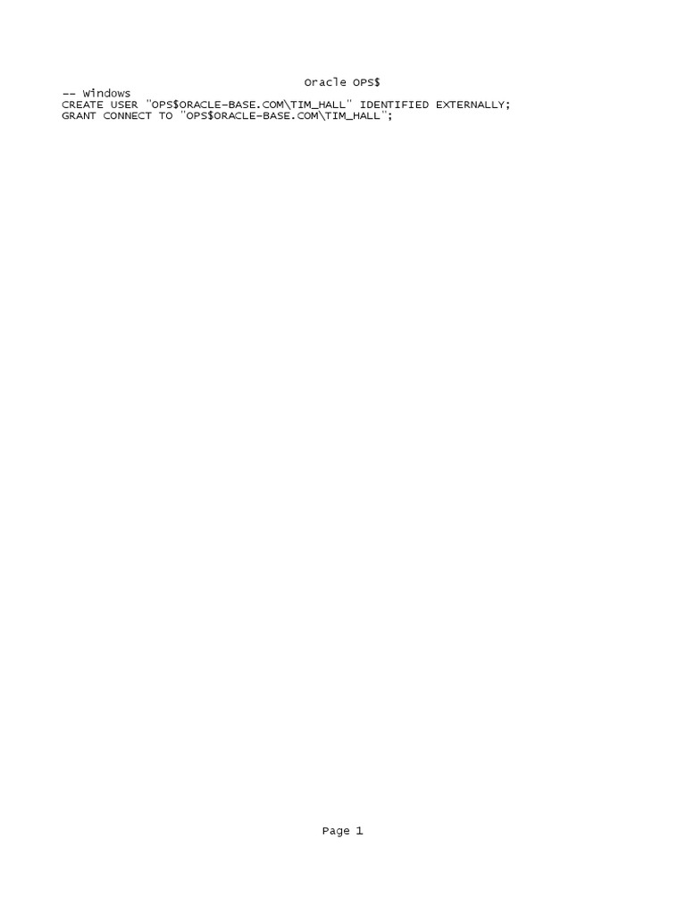 Oracle | PDF