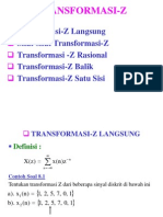 Transformasi-Z Langsung dan Sifatnya