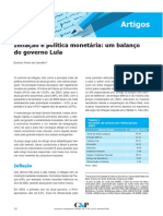 2006.11 - Inflação e política monetária - um balanço do governo Lula