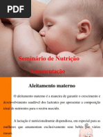 Seminário de nutrição( Amamentação)