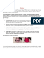 Elements of Titration