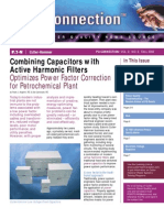 Combining Capacitors With Active Harmonic Filters: Optimizes Power Factor Correction For Petrochemical Plant
