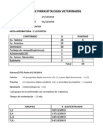 Curso de Parasitologia Veterinaria Reglas