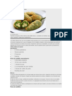 Receta Chiles Rellenos