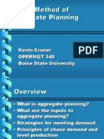 Chase Method of Aggregate Planning