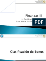 4 - Clasificacion de Bonos