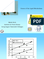 Genes of The Lipid Metabolism: Marlis Reich Institute For Forest Botany Georg-August-Universität Göttingen