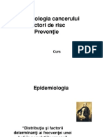 Curs 2 - Epidemiologie, Factori de Risc, Preventie
