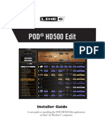 POD HD500 Edit Installer Guide - English (Rev B)