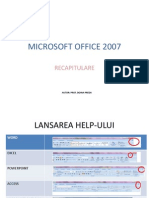 Recapitulare Microsoft Office PDF