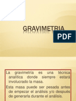 Modulo 7. Gravimetria