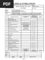 Larsen & Toubro Limited: Inspection and Test Plan For Tank