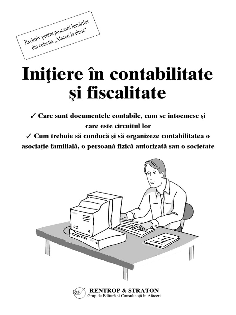 Initiere in Contabilitate Si Fiscalitate PDF | PDF