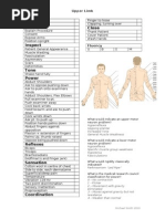 Shoulder Examination OSCE Checklist | PDF