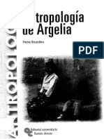 Bourdieu - Antropologia de Argelia