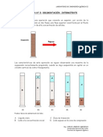 Práctica 7 - Sedimentación