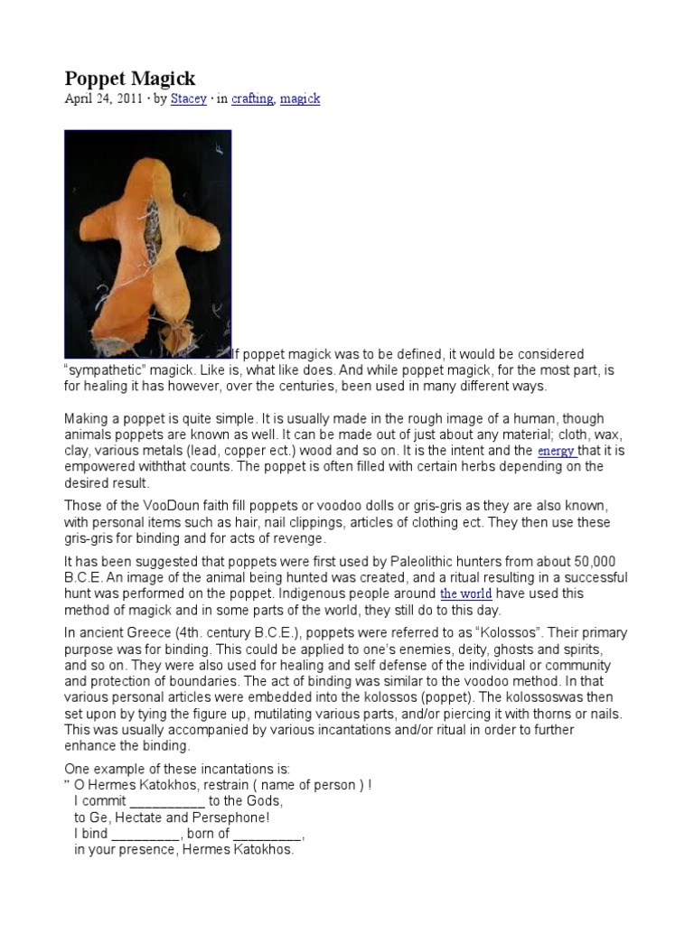 poppet magick