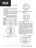 HSS Base Plate Design for Compression | PDF | Bending | Column