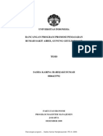 Tesis Penelitian Promosi Rumah Sakit PDF
