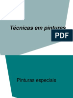 Técnicas em Pinturas