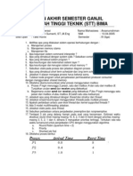 UJIAN AKHIR SEMESTER GANJIL Teknik Informatika