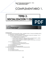 Socialisacion y Escuela.