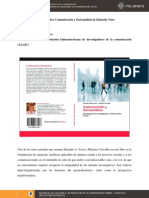 Reseña Libro Comunicacion y Socioanalisis