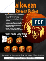 Wildlife Pumpkin Pattern Packet