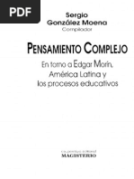 Gonzales, Sergio - Pensamiento Complejo en Torno A Edgar Morin PDF