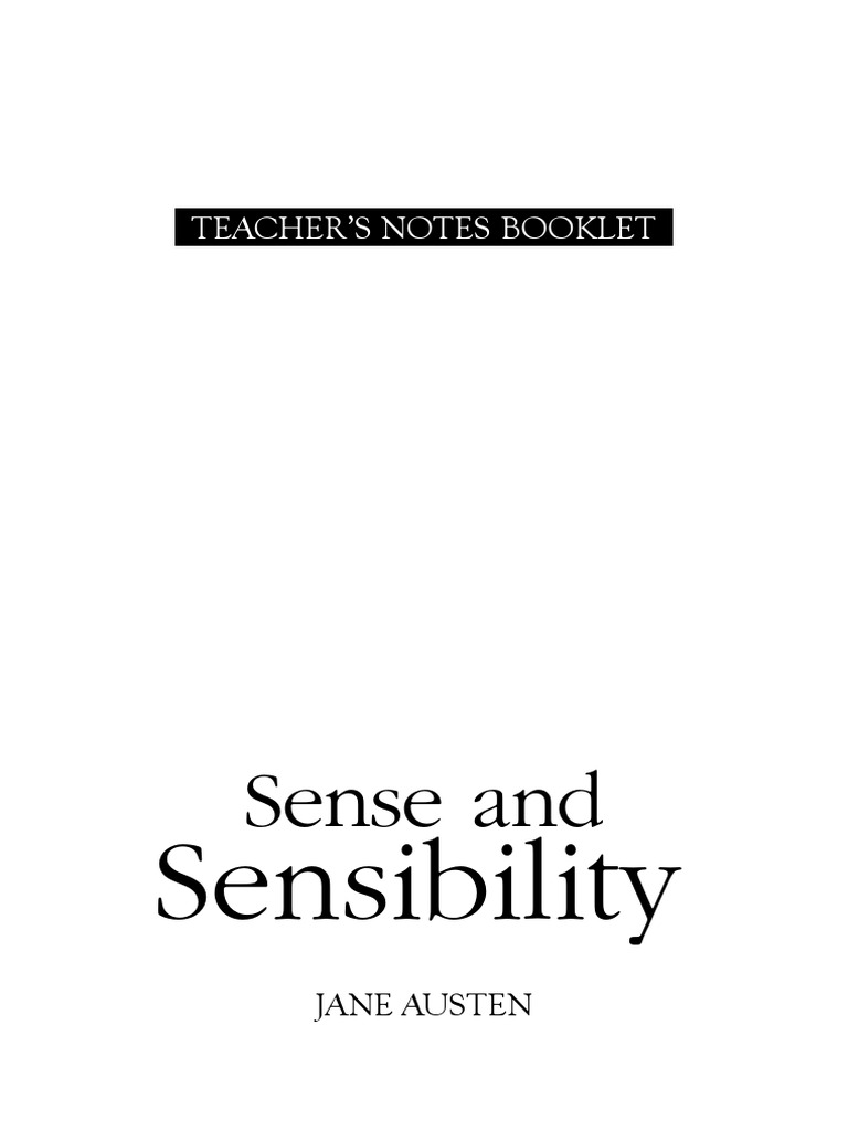sense_sensibility.pdf Sense And Sensibility Elinor Dashwood