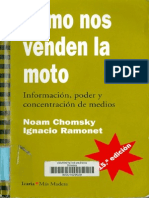 - Como nos venden la moto -   Información, Poder Y Concentración de medios - Noam Chomsky -  Ignacio Ramonet