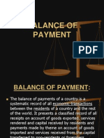 BALANCE OF PAYMENT