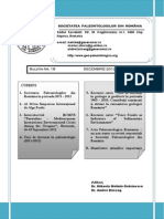 Acta Palaeontologica Romaniae Buletin Informativ Nr. 18