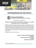 Tratamento dos Residuos Solidos:
 Estacão de transbordo de Vergueiro e Residuos Hospitalarios 
