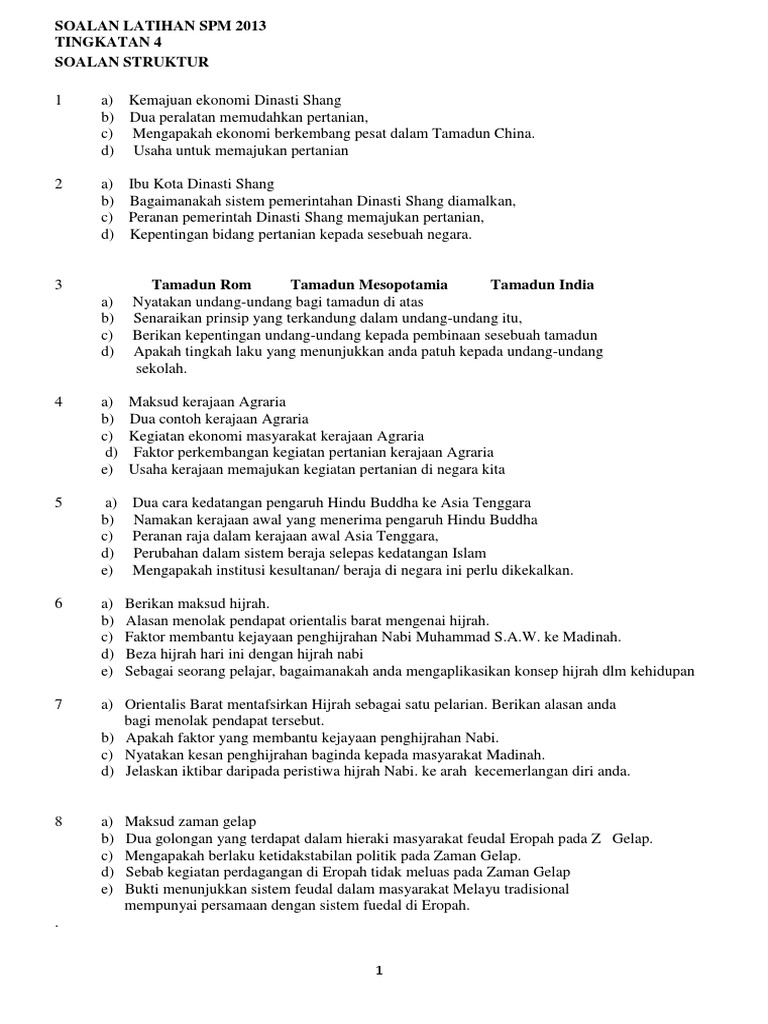 Soalan Latihan Spm 2013a Pdf