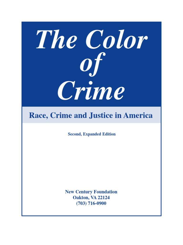 Color of Crime | PDF | Race And Ethnicity In The United States Census ...