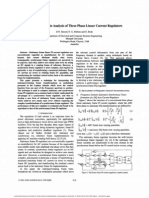 Frequency Domain Analysis of 3 Phase Linear Current Regulators