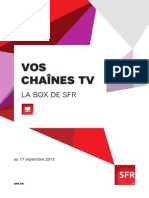 Vos Chaines TV Box de SFR