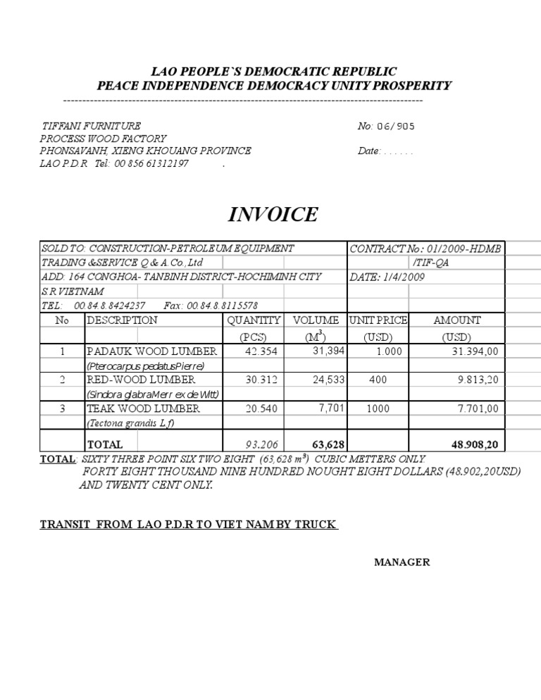 invoice-for-wood-lumber-export-to-vietnam-pdf