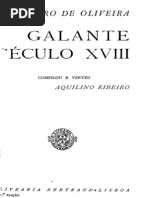 O galante século XVIII, por Cavaleiro de Oliveira