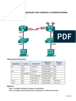 Laboratorio - Configuración de Rutas Estáticas y Predeterminadas IPv4