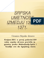 Srpska Umetnost Izmedju 1300-1371