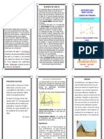 Tríptico La Trigonometría PDF