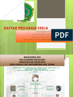 Daftar Program Kerja