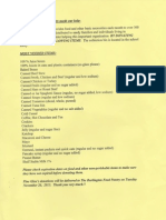 Pantry Items 2013 PDF