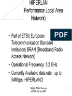 Hiperlan (High-Performance Local Area Network)