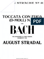 BACH - Toccata BWV 913 - Arrgt Piano (Stradal)